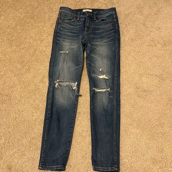 Madewell Denim - Madewell ripped skinny jeans size 27